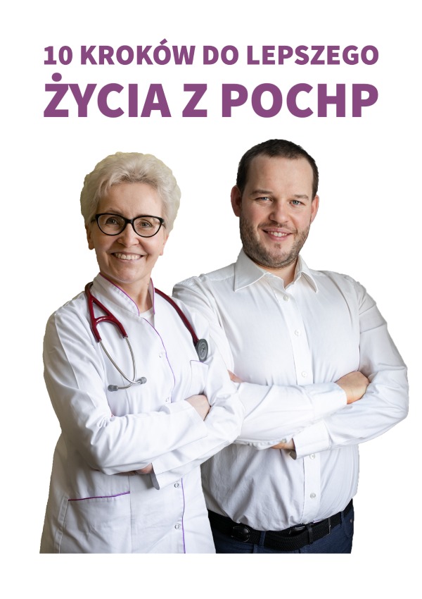 Dr Krystyna Komnata i mgr Paweł Janus – zdjęcia wraz z tytułem prelekcji: 10 kroków do lepszego życia z POChP